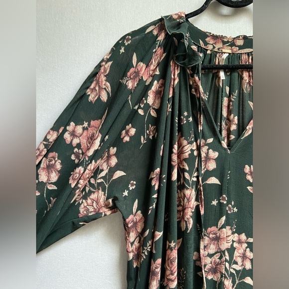 Free People Feeling Groovy Floral Maxi Dress Sz XS - Picture 8 of 15